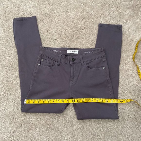EUC DL1961 Florence cropped graphite jeans size 25 - Picture 4 of 8